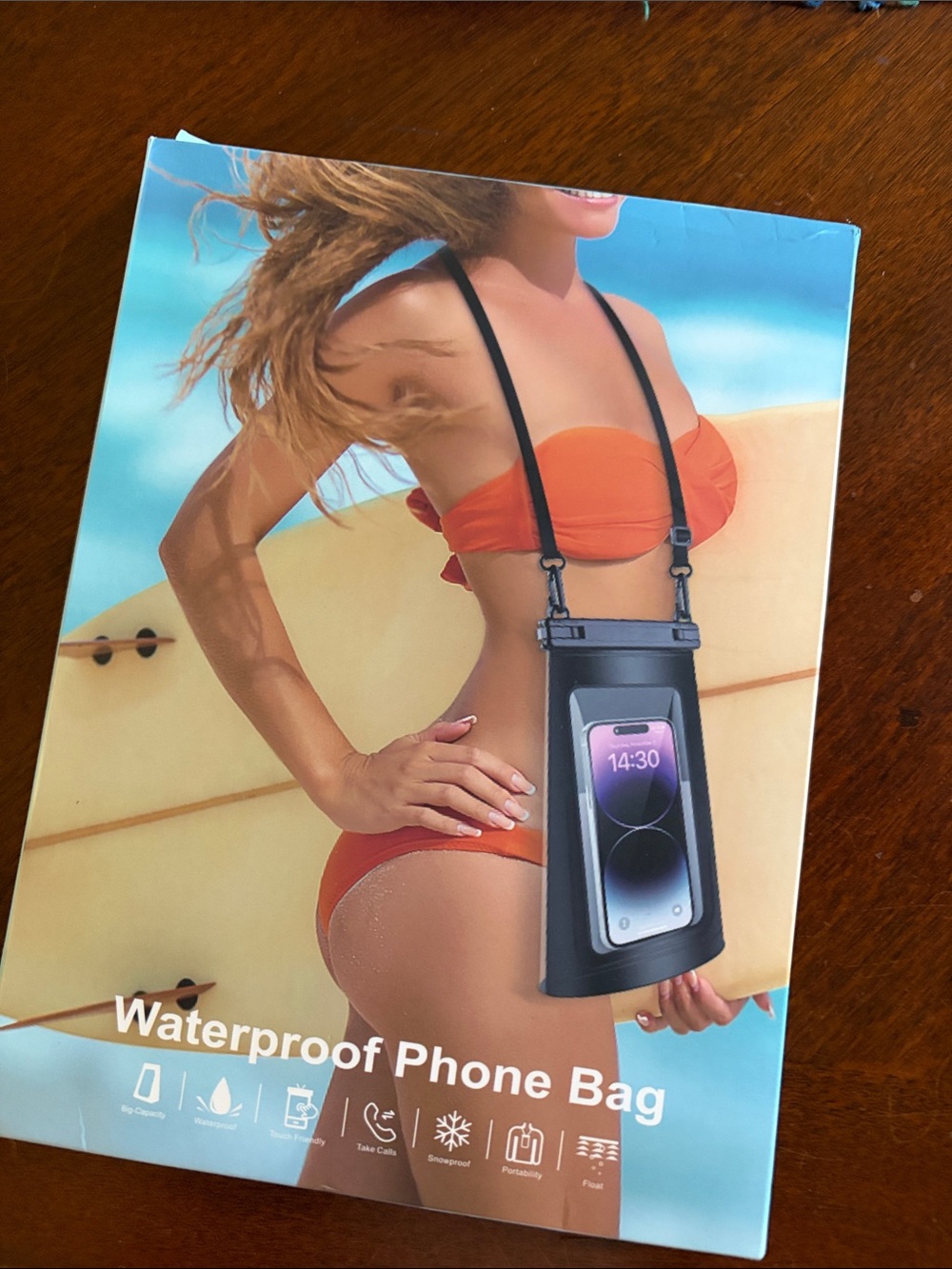 Waterproof Phone Bag - green - Universal Smartphone Pouch